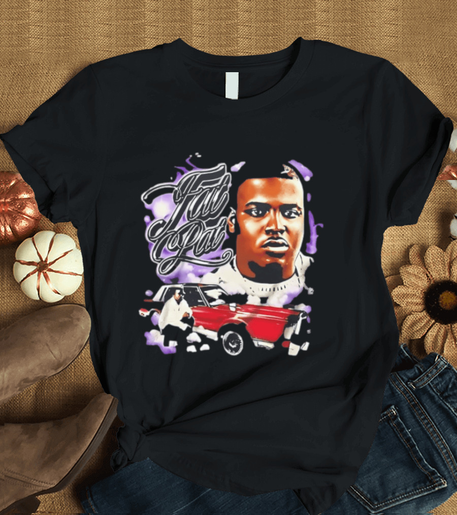 Fat Pat Houston Rapper Texas Screwed Up Click Red Car T-Shirt