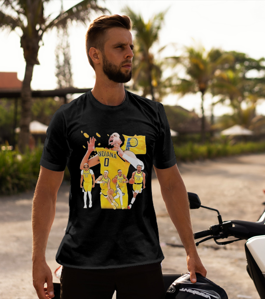 Indiana Pacers Players Collage NBA 2026 Pacer T-Shirt