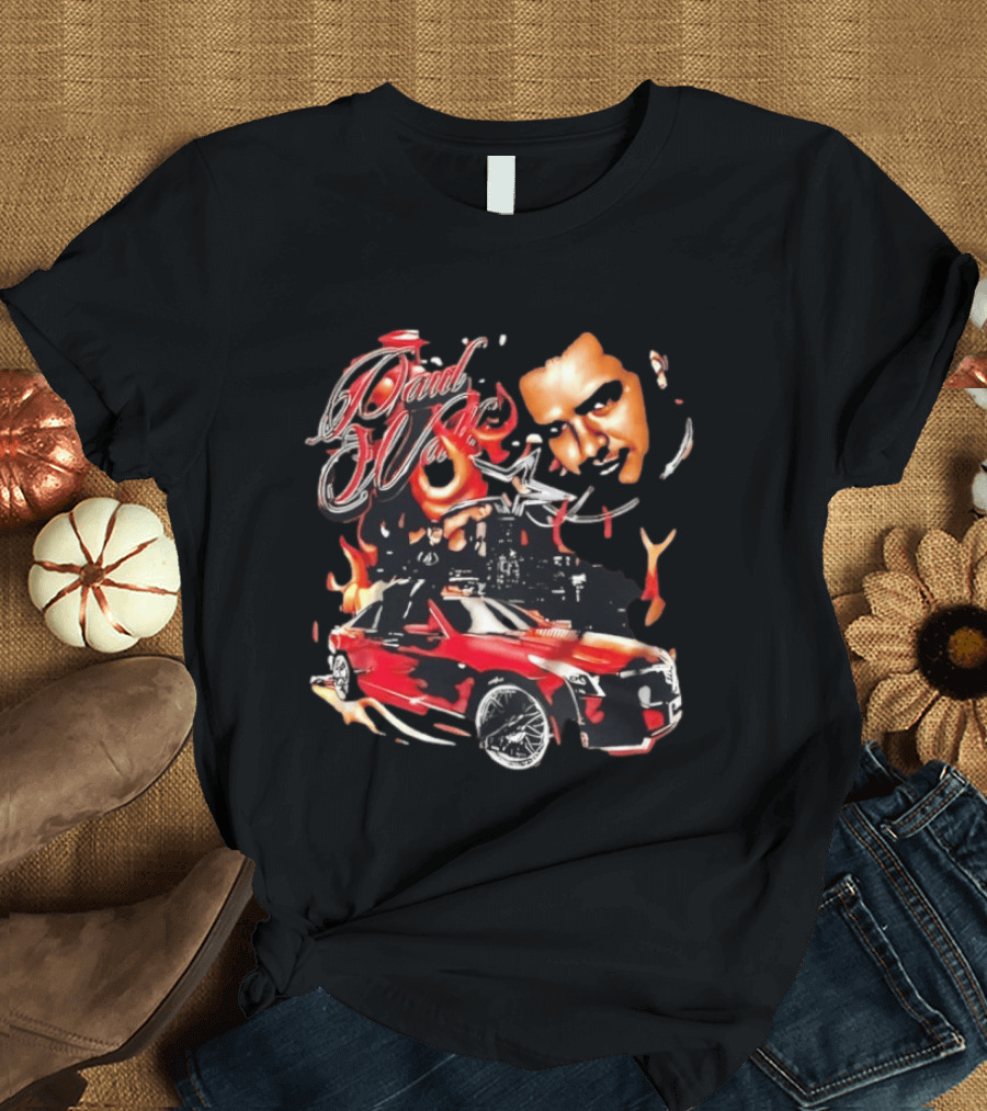 Houston Rap Texas Screwed Up Click DJ Screw 713 Paul Wall Car Flame T-Shirt
