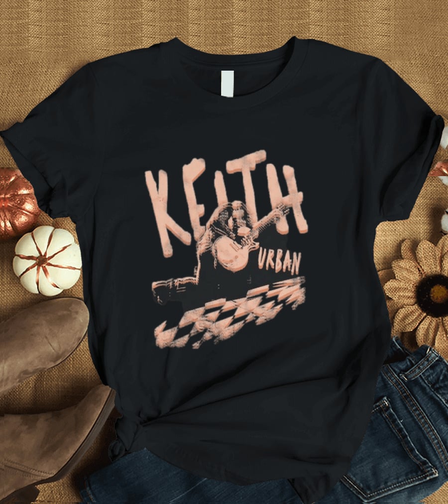Keith Urban Checkered Guitarist T-Shirt