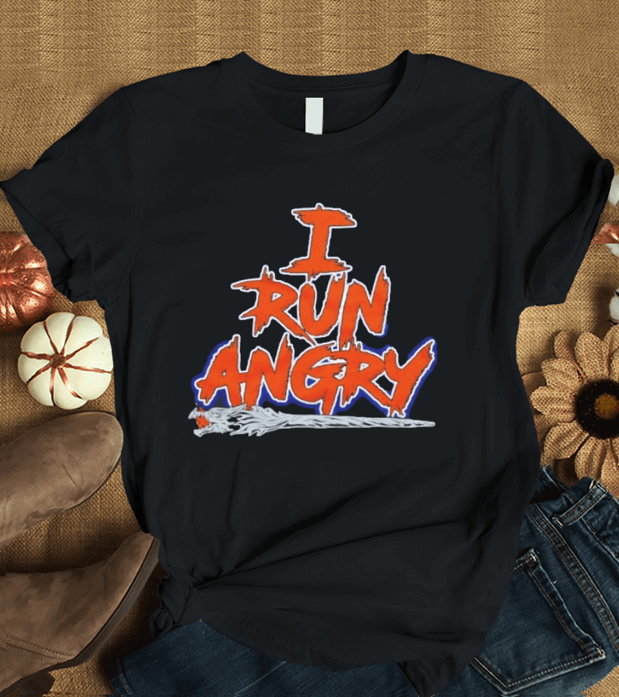 Kyle Monangai Chicago Bears I Run Angry 2026 T-Shirt