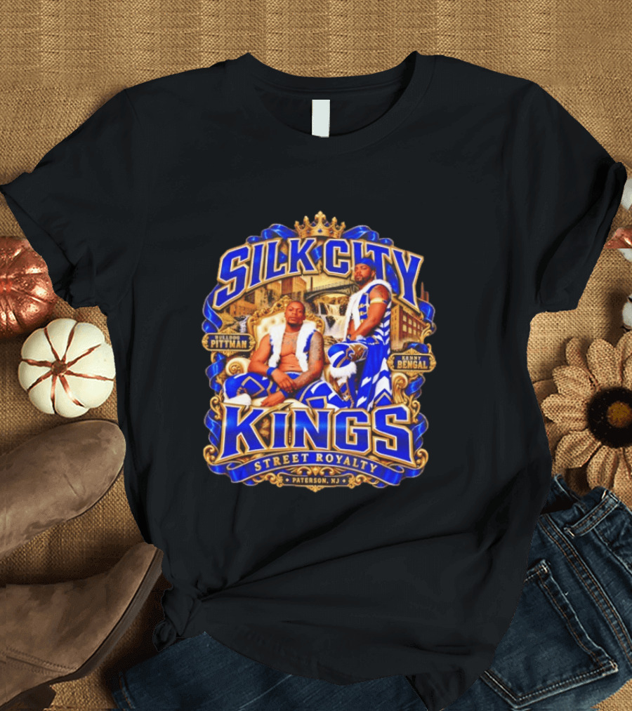 Silk City Kings Street Royalty Kenny Bengal Bulldog Pittman Paterson NJ T-Shirt