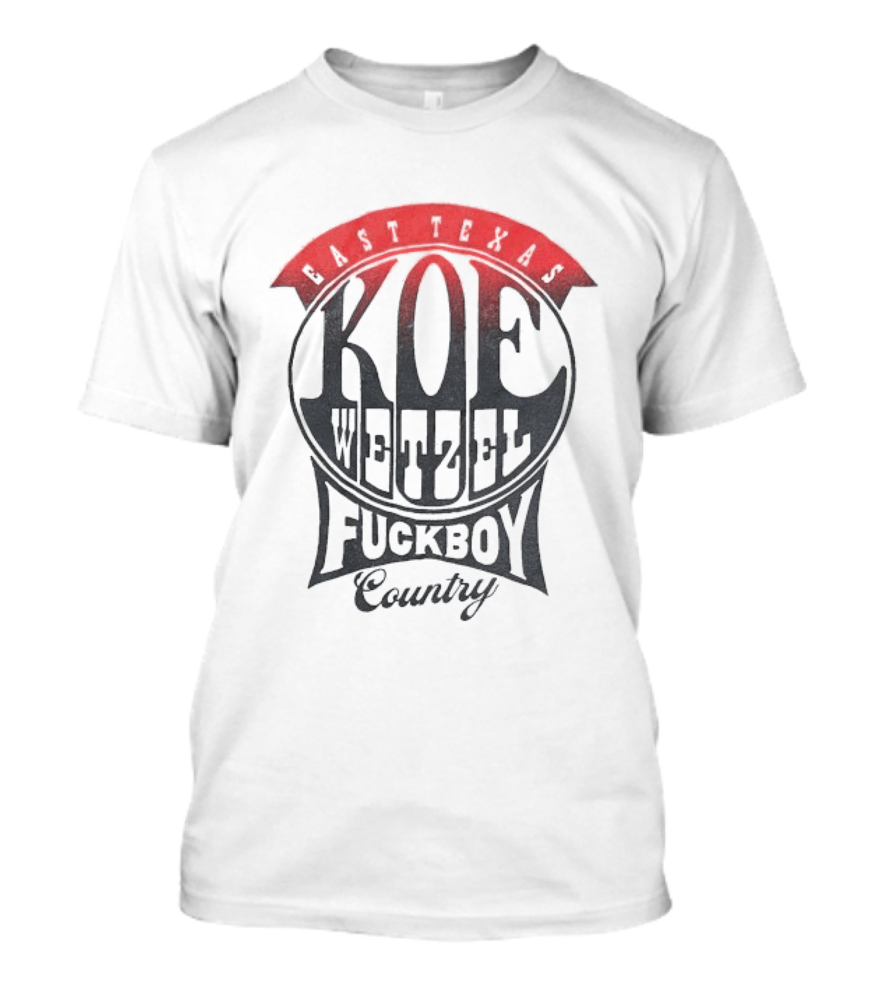 Koe Wetzel East Texas Fuckboy Country Bowtie T-Shirt