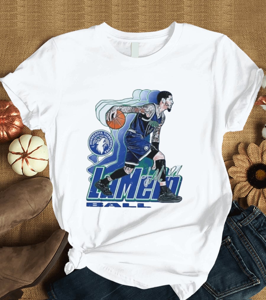 Minnesota Timberwolves LaMelo Ball 2026 Basketball T-Shirt