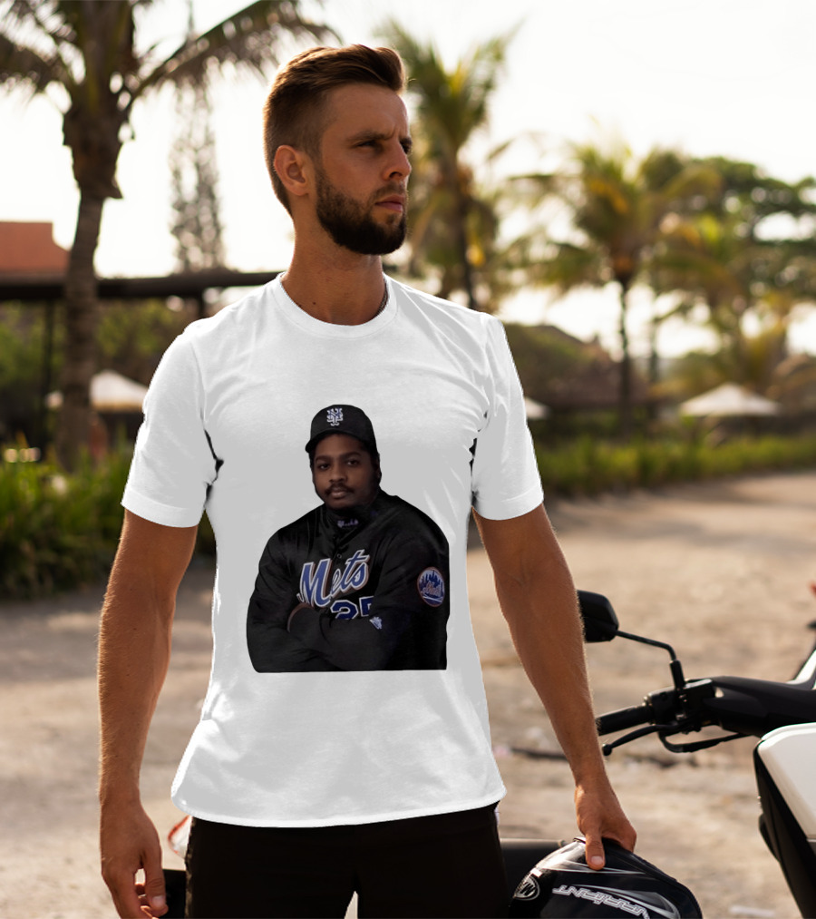 New York Mets Baseball Player 25 MLB Jersey Black T-Shirt