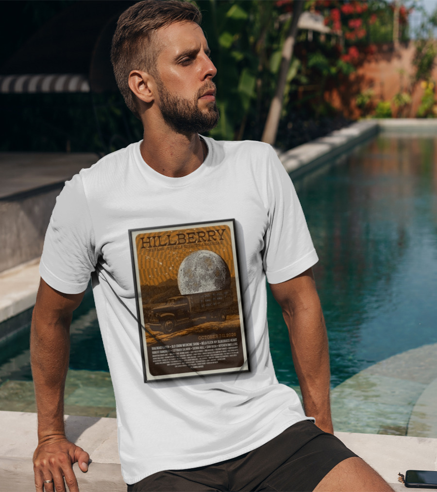 Hillberry Festival 2026 The Farm Eureka Springs Arkansas October 7 11 Railroad Earth Old Crow Medicine Show Bella Fleck T-Shirt
