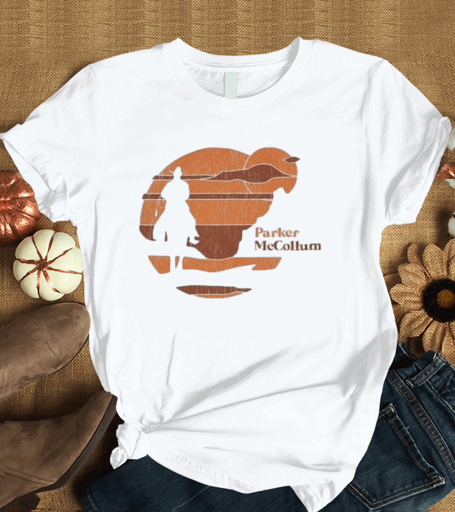 Parker Mccollum Sunset Cowboy Silhouette Rustic T-Shirt