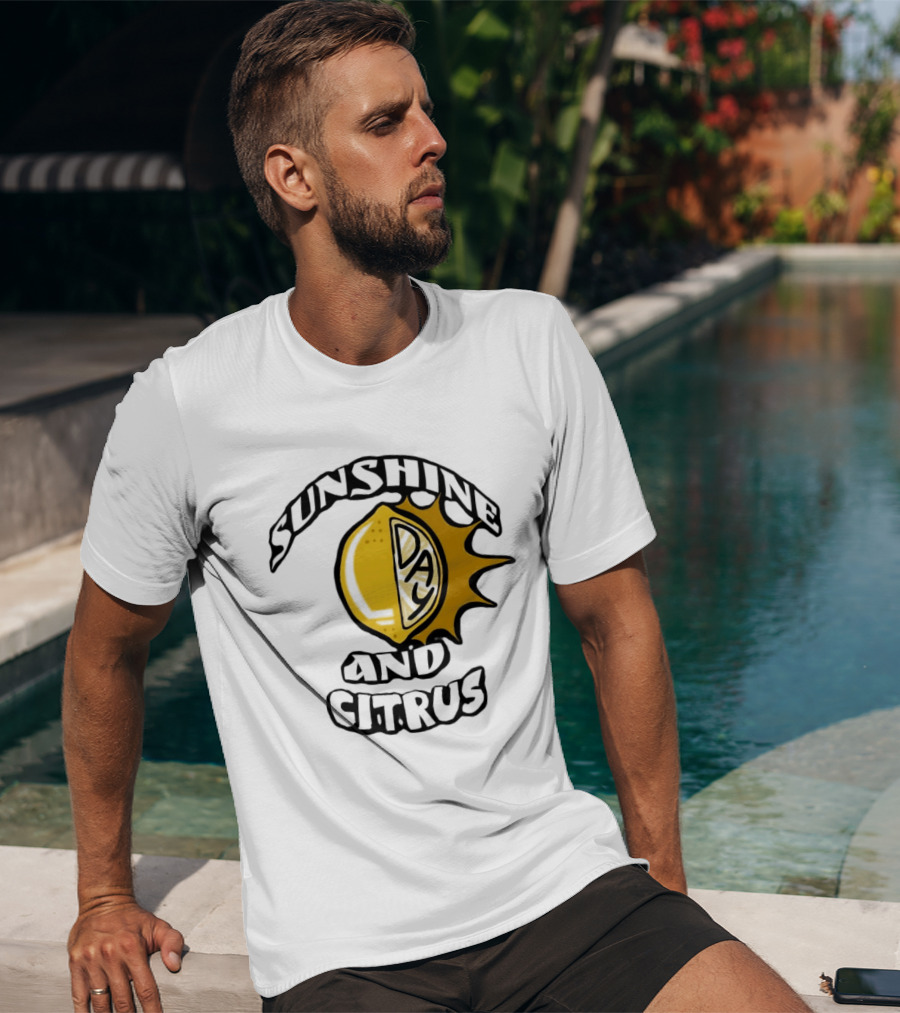 Sunshine Day And Citrus Sun Summer Lemon T-Shirt