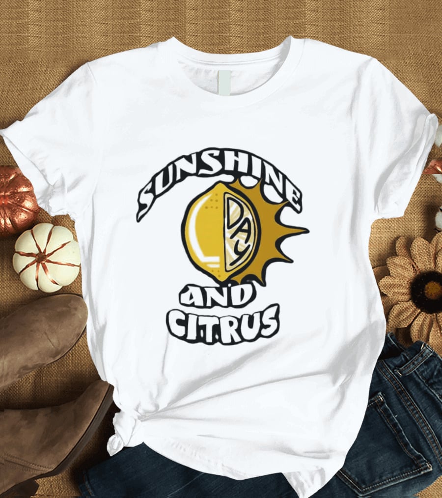 Sunshine Day And Citrus Sun Summer Lemon T-Shirt