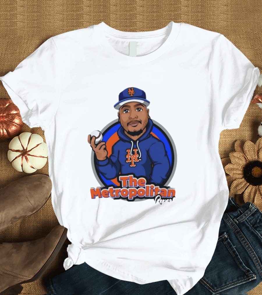 The Metropolitan Report New York Mets Baseball Fan T-Shirt