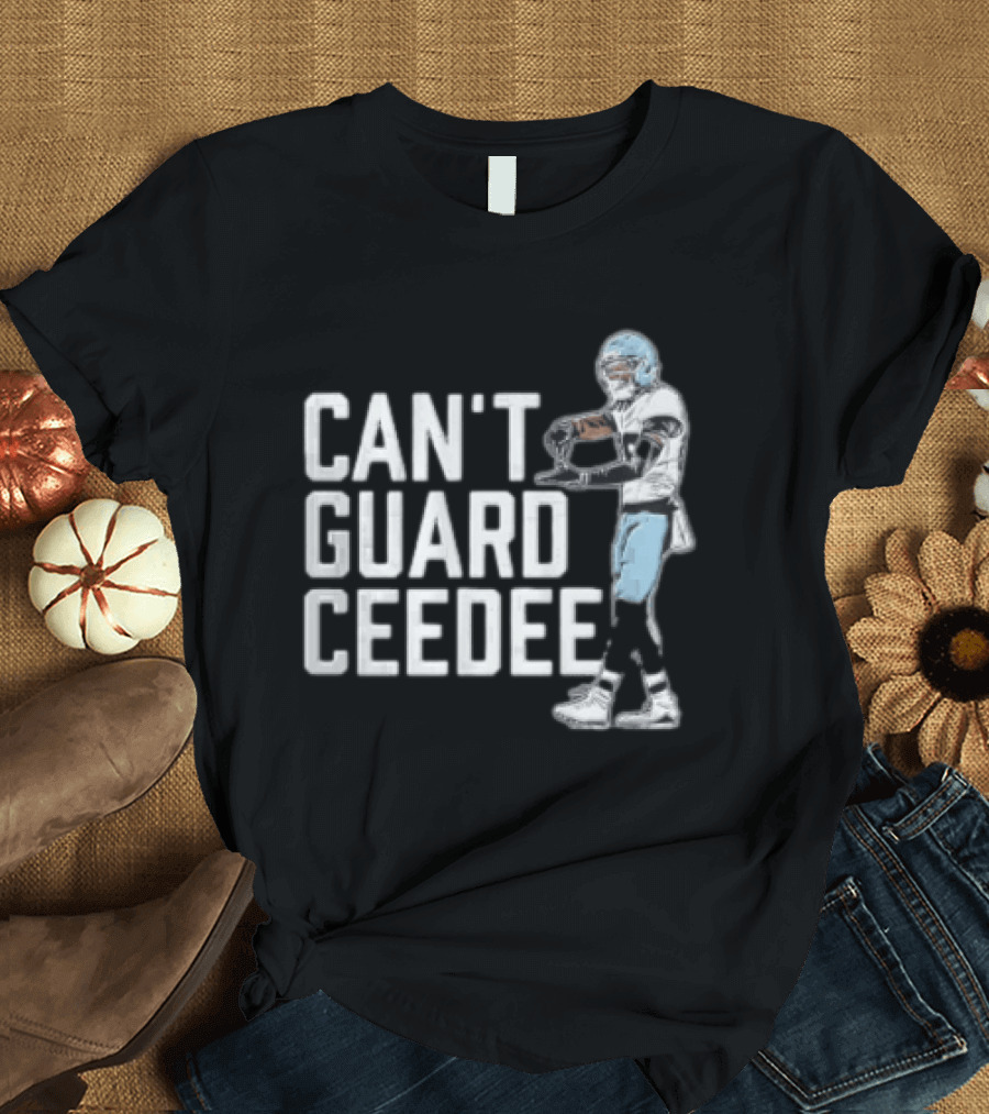 Can't Guard CeeDee 88 Dallas Cowboys Football Player Gesture T-Shirt