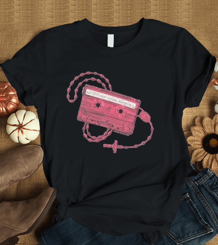 Interview With The Vampire Cassette Tape Necklace T-Shirt
