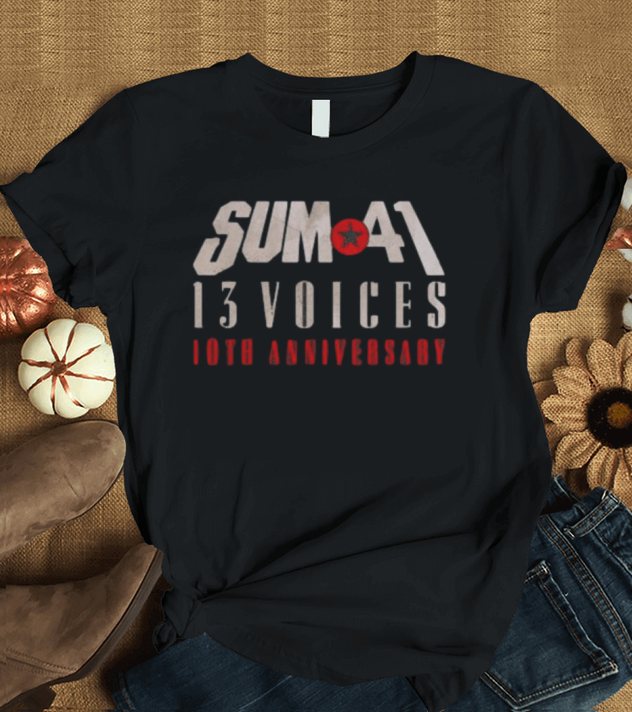 Sum 41 13 Voices 10th Anniversary T-Shirt
