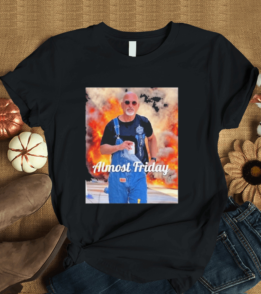 Almost Friday Howie Mandel Clash Explosion Scene T-Shirt