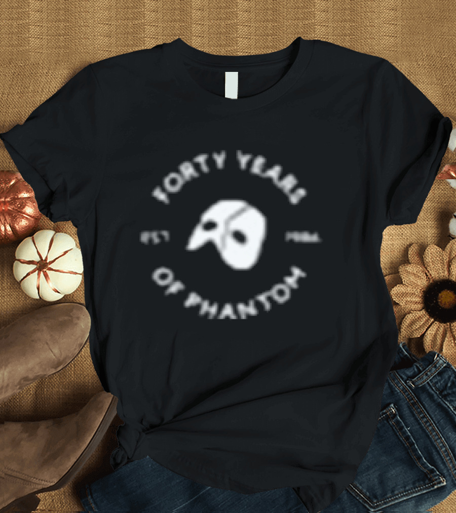Andrew Lloyd Webber Phantom 40 Years Celebration T-Shirt