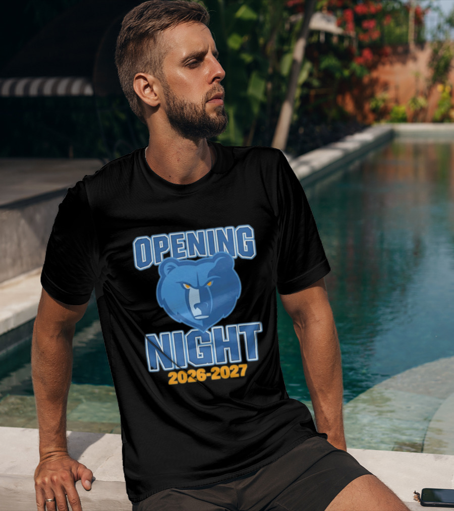 Opening Night 2026 2027 Memphis Grizzlies T-Shirt