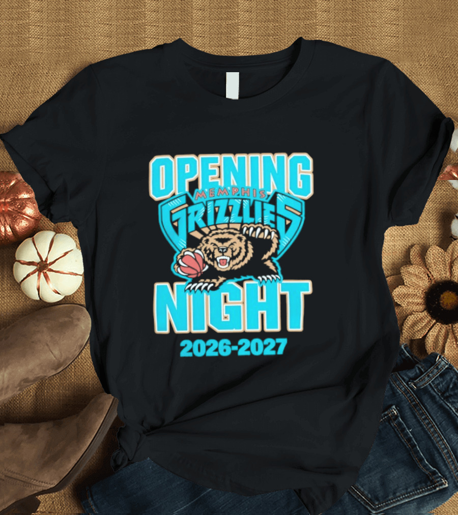 NBA Opening Night 2026 2027 Memphis Grizzlies T-Shirt
