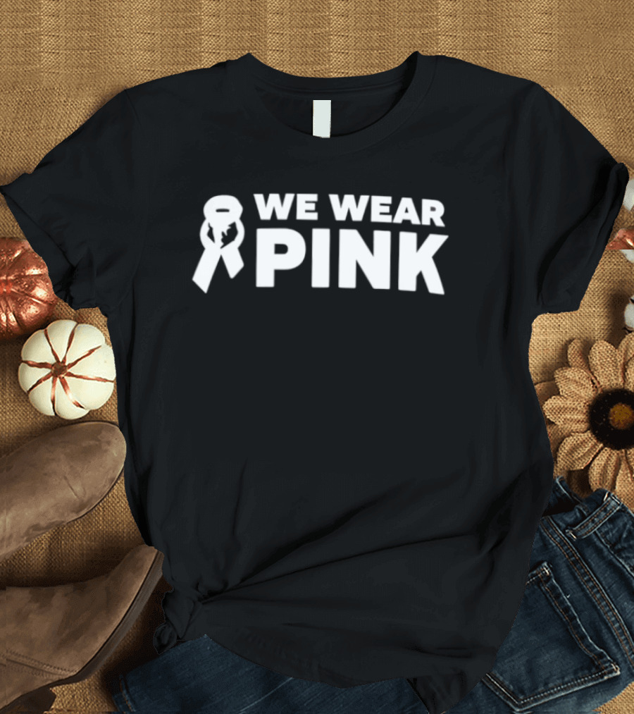 We Wear Pink Breast Cancer Awareness Grizzlies T-Shirt