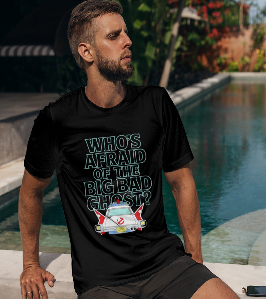 The Real Ghostbusters Who's Afraid Of The Big Bad Ghost Ecto 1 T-Shirt