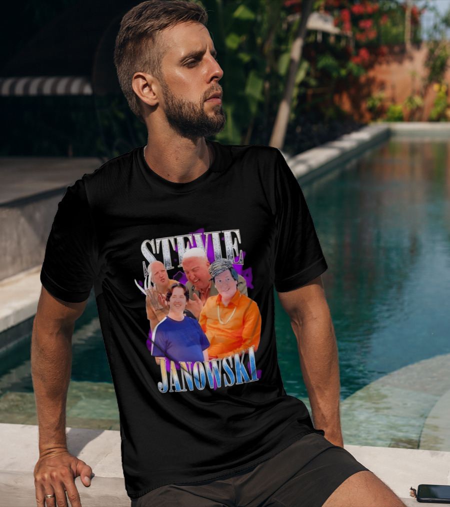 Stevie Janowski Comedy Collage Bootleg T-Shirt