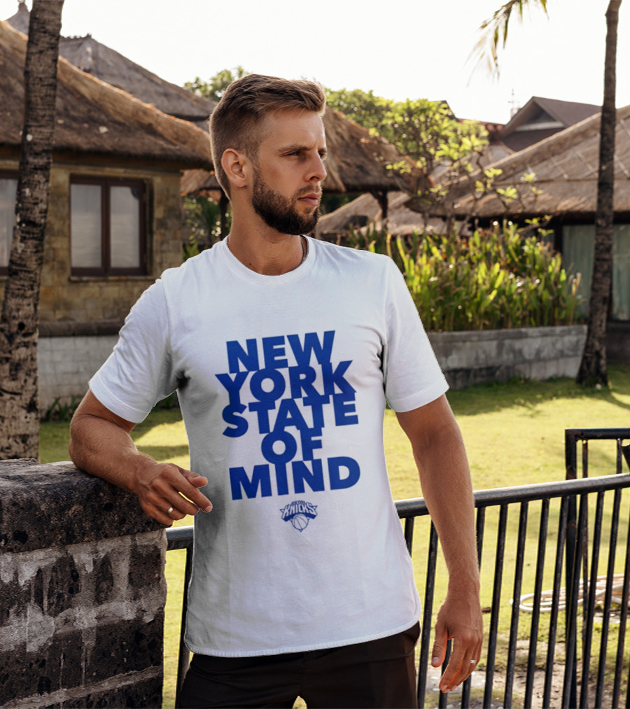 New York Knicks New York State Of Mind Knicks Basketball T-Shirt