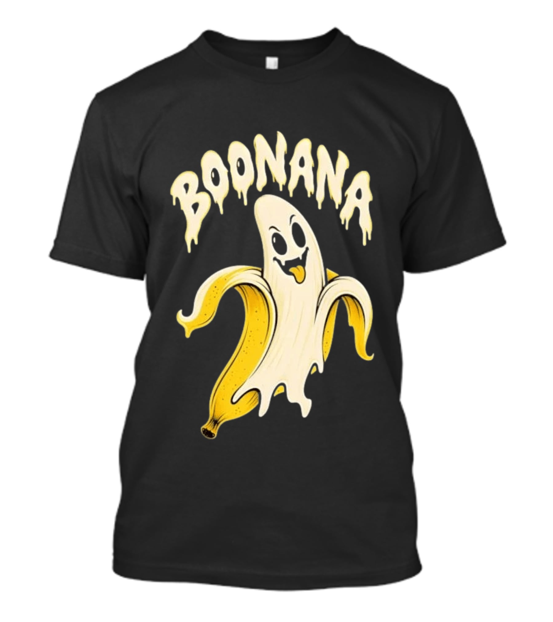 Boonana Spooky Ghost Pun Halloween Banana T-Shirt