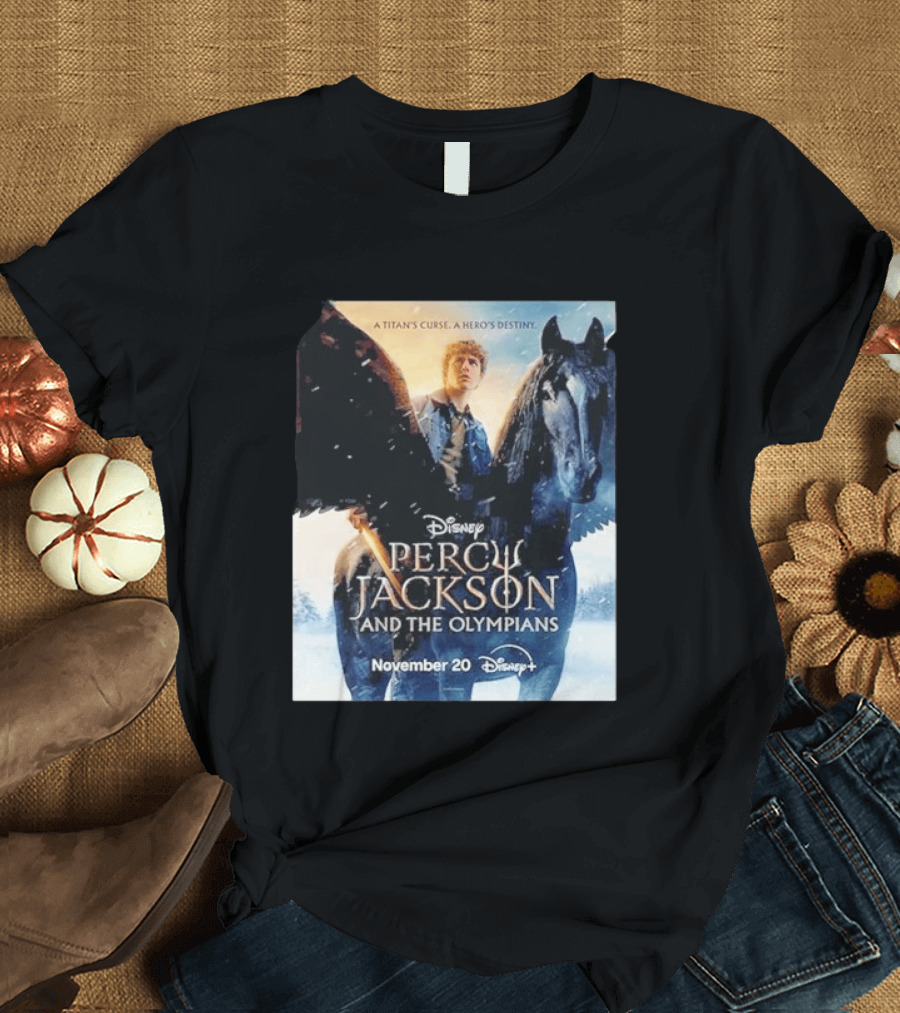 Percy Jackson And The Olympians A Titan's Curse A Hero's Destiny November 20 Disney+ T-Shirt
