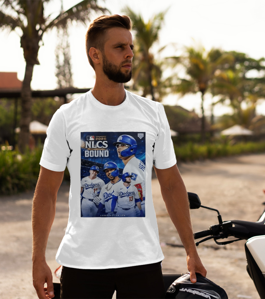 MLB 2026 NLCS Bound Los Angeles Dodgers Baseball Players T-Shirt