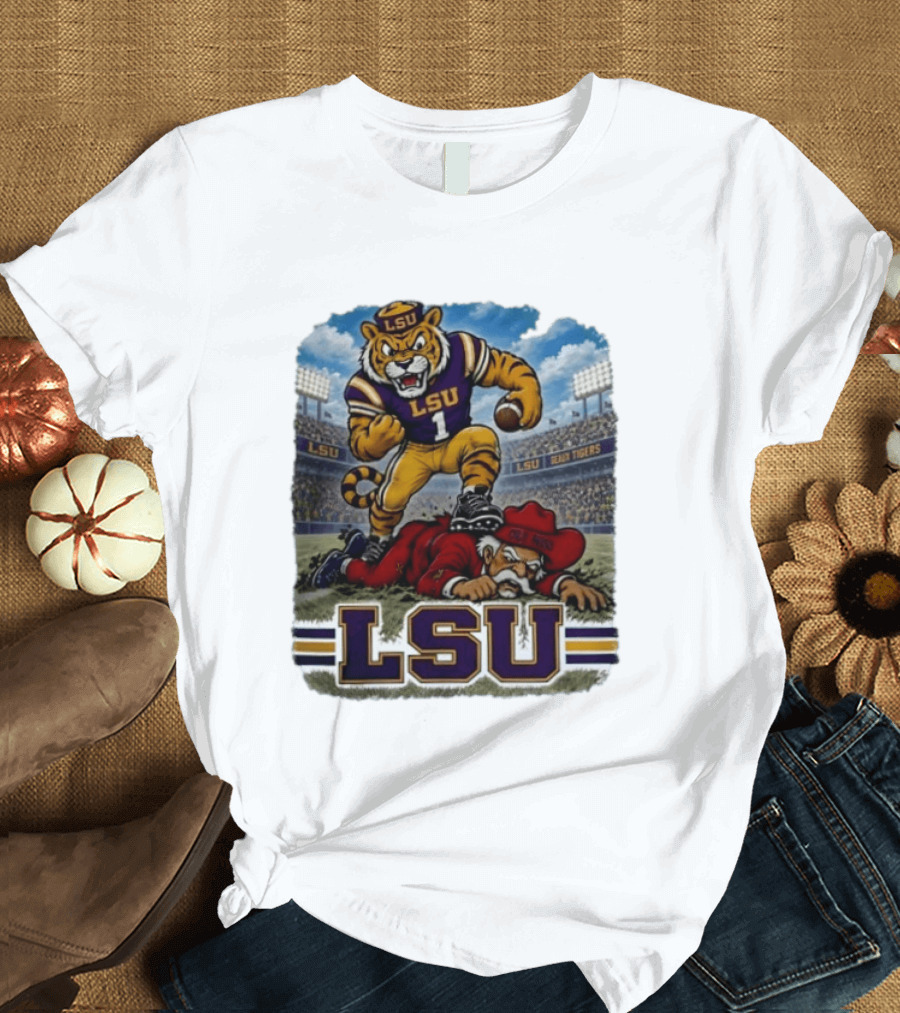 LSU Tigers Victory Over Ole Miss Rebels 2026 Football Rivalry T-Shirt
