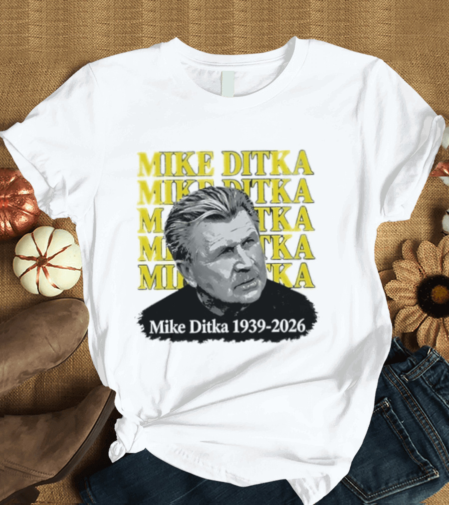 Mike Ditka Da Coach Chicago Bears 1939 2023 In Loving Memory T-Shirt