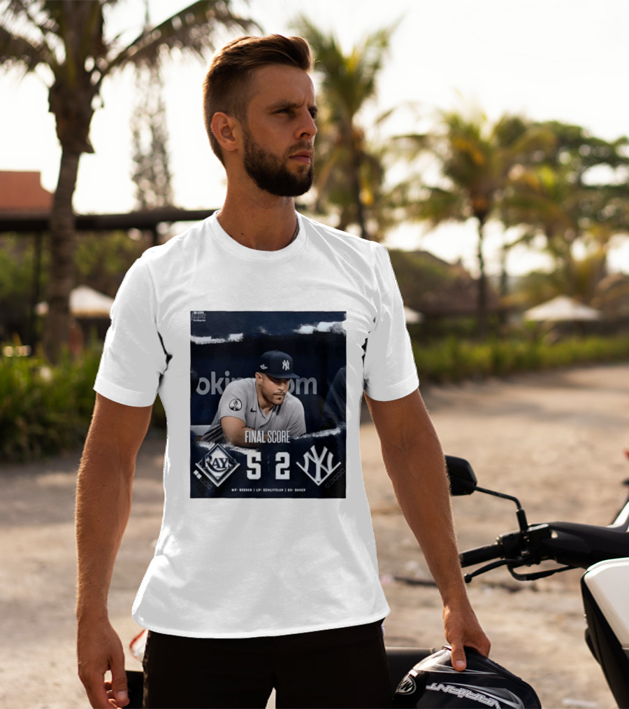 Final Score Tampa Bay Rays 5 New York Yankees 2 ALDS T-Shirt