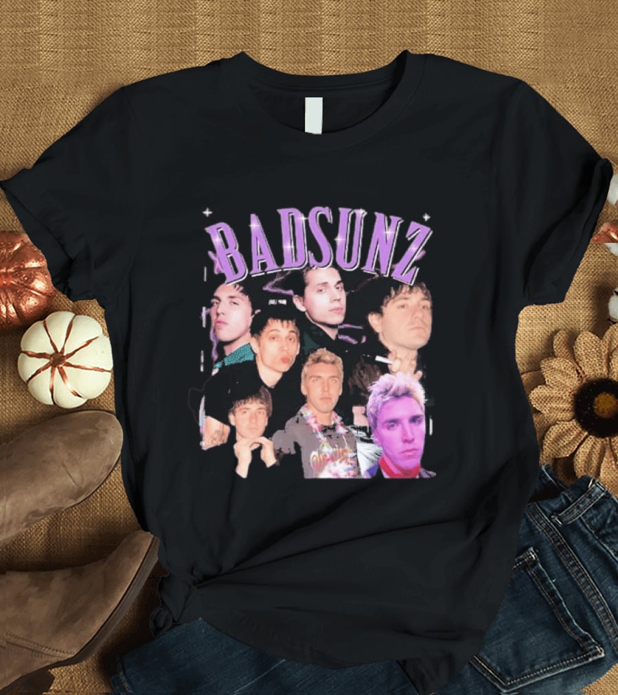 BAD SUNS BAD SUNZ Music Band Collage T-Shirt