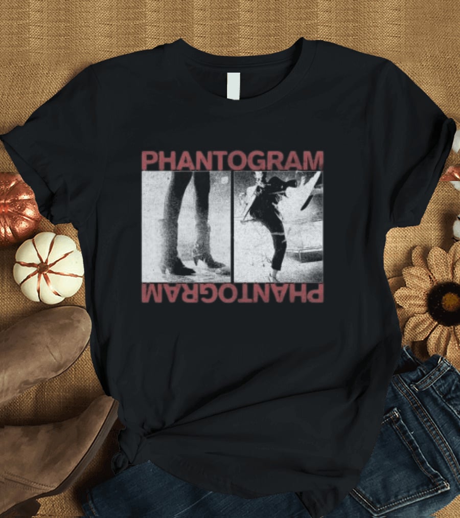 Phantogram Boot Kick Dual Image Retro Style Music Band Merchandise T-Shirt