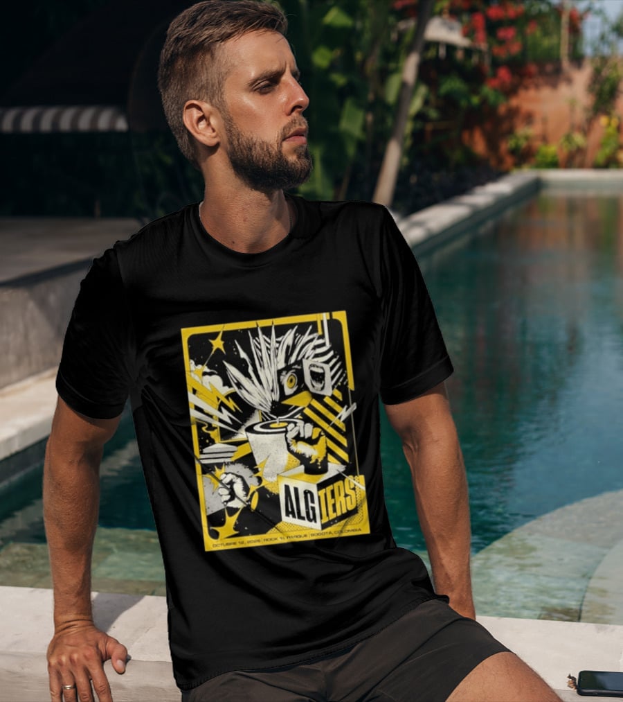 Algiers Live October 12 2026 Rock Al Parque Bogotá Colombia Event T-Shirt