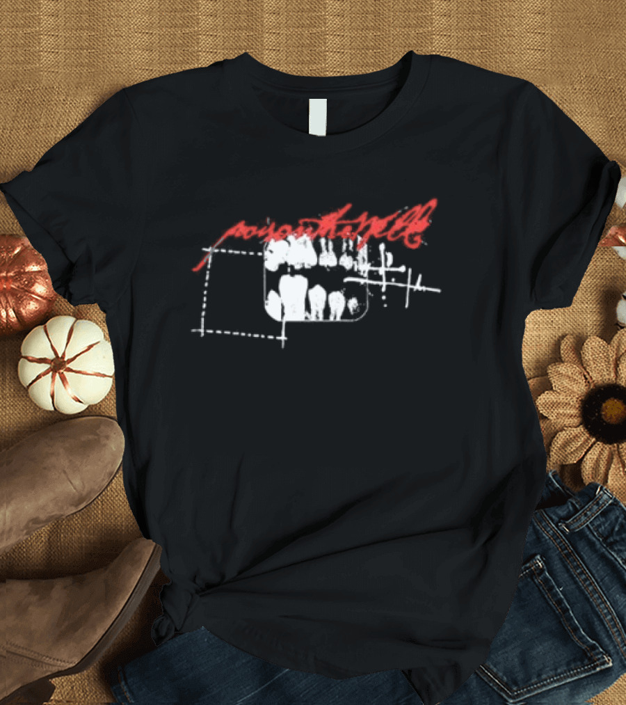 Poison The Well Peace In Place X Ray Tour 2026 Red White T-Shirt