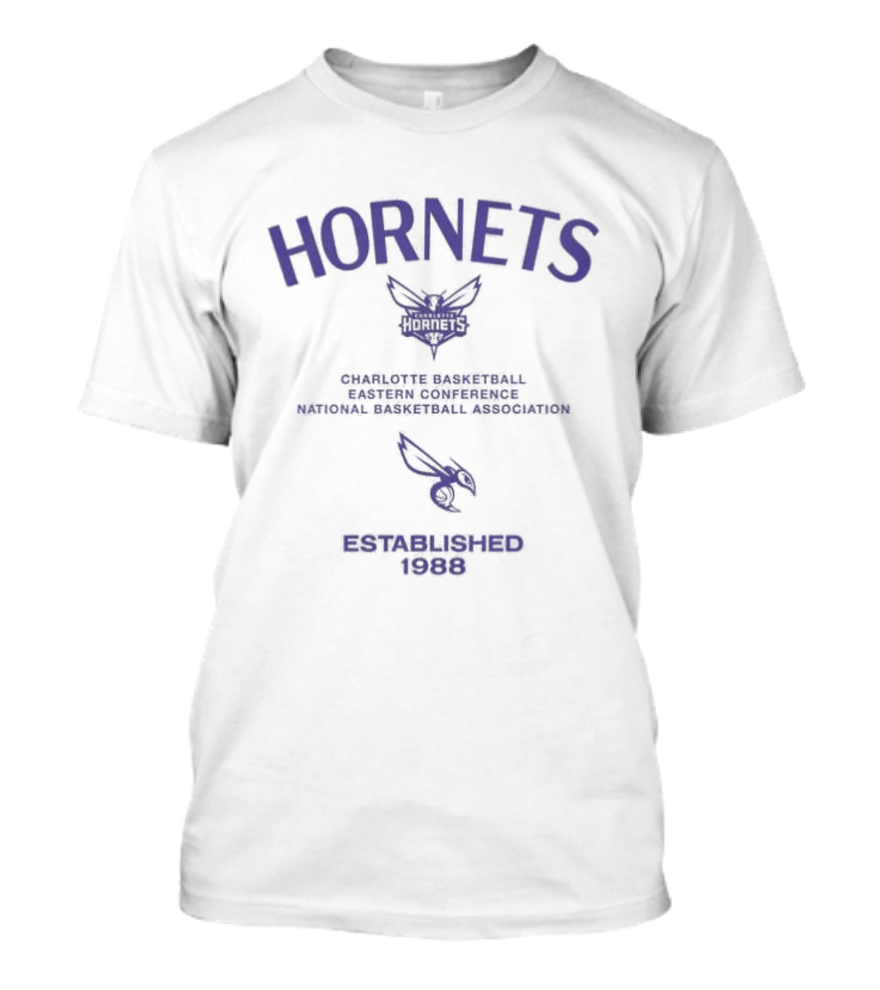 Charlotte Hornets Vintage 1988 Sports Athletic Association T-Shirt