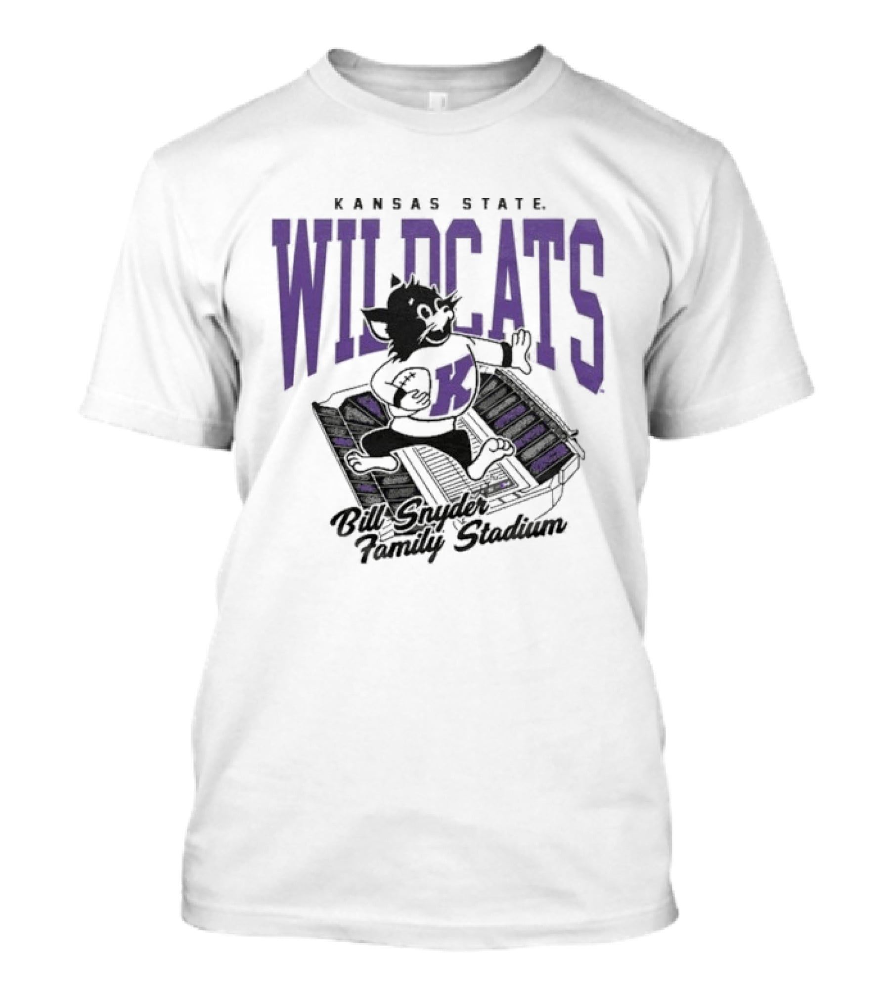 Kansas State Wildcats Bill Snyder Family Stadium Wildcat T-Shirt