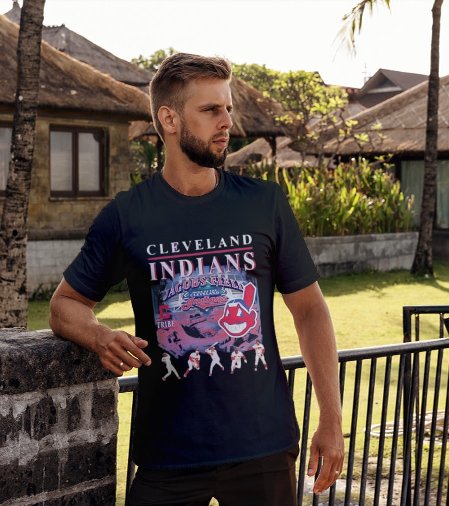 Cleveland Indians Jacobs Field Tribe Home Of The Indians T-Shirt
