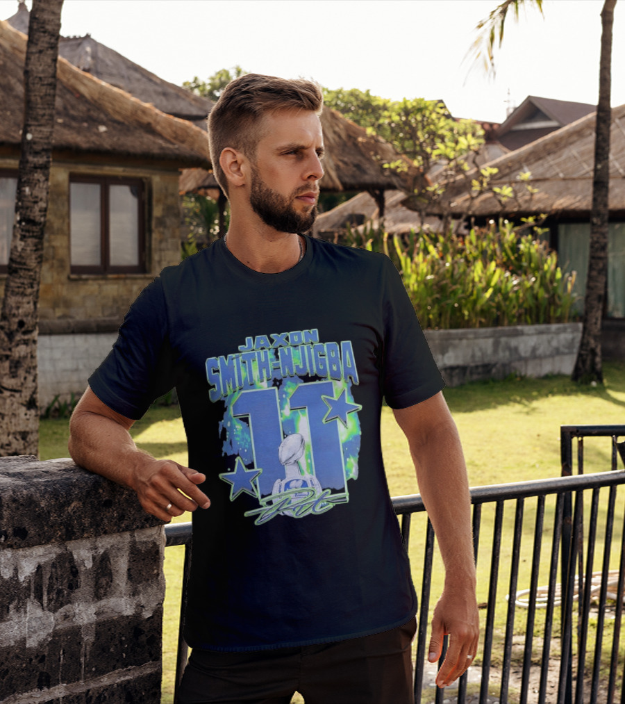 Jaxon Smith Njigba 11 Seattle Championship T-Shirt
