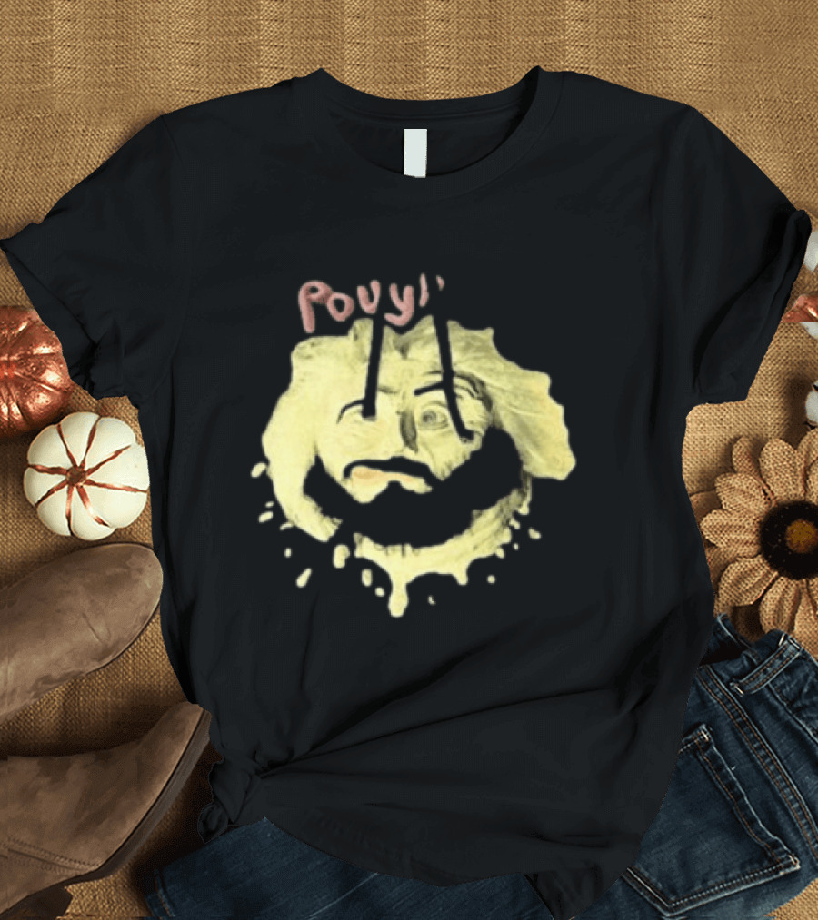 Pouya Clay Melted Smiley Face T-Shirt