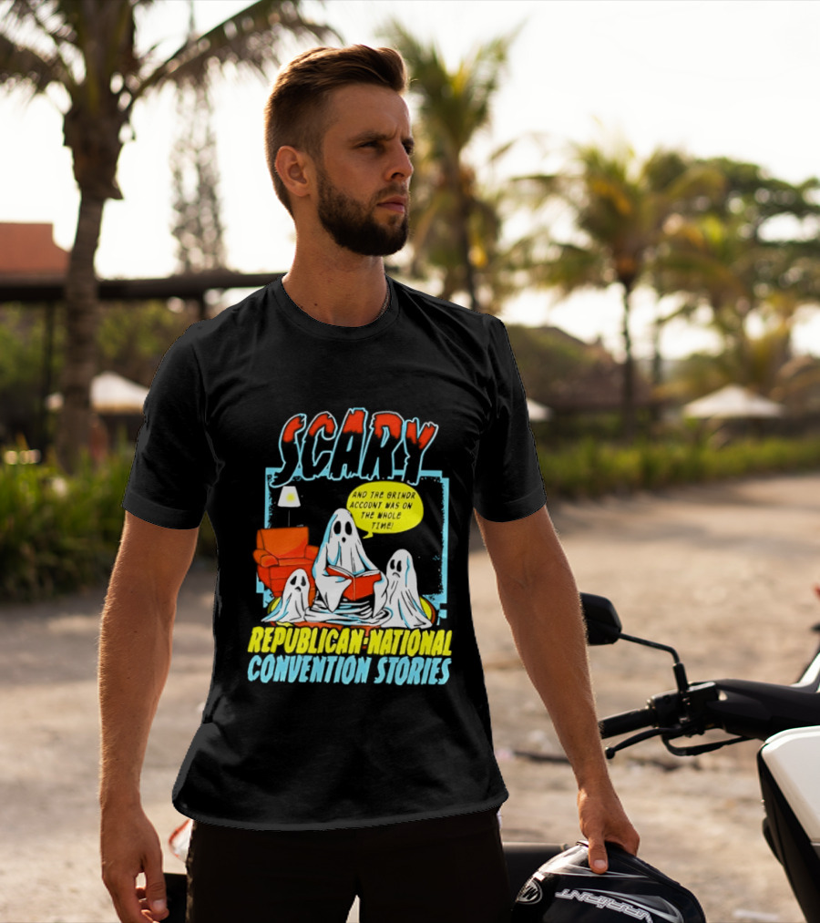 Scary Republican National Convention Stories Ghosts Reading Tales T-Shirt