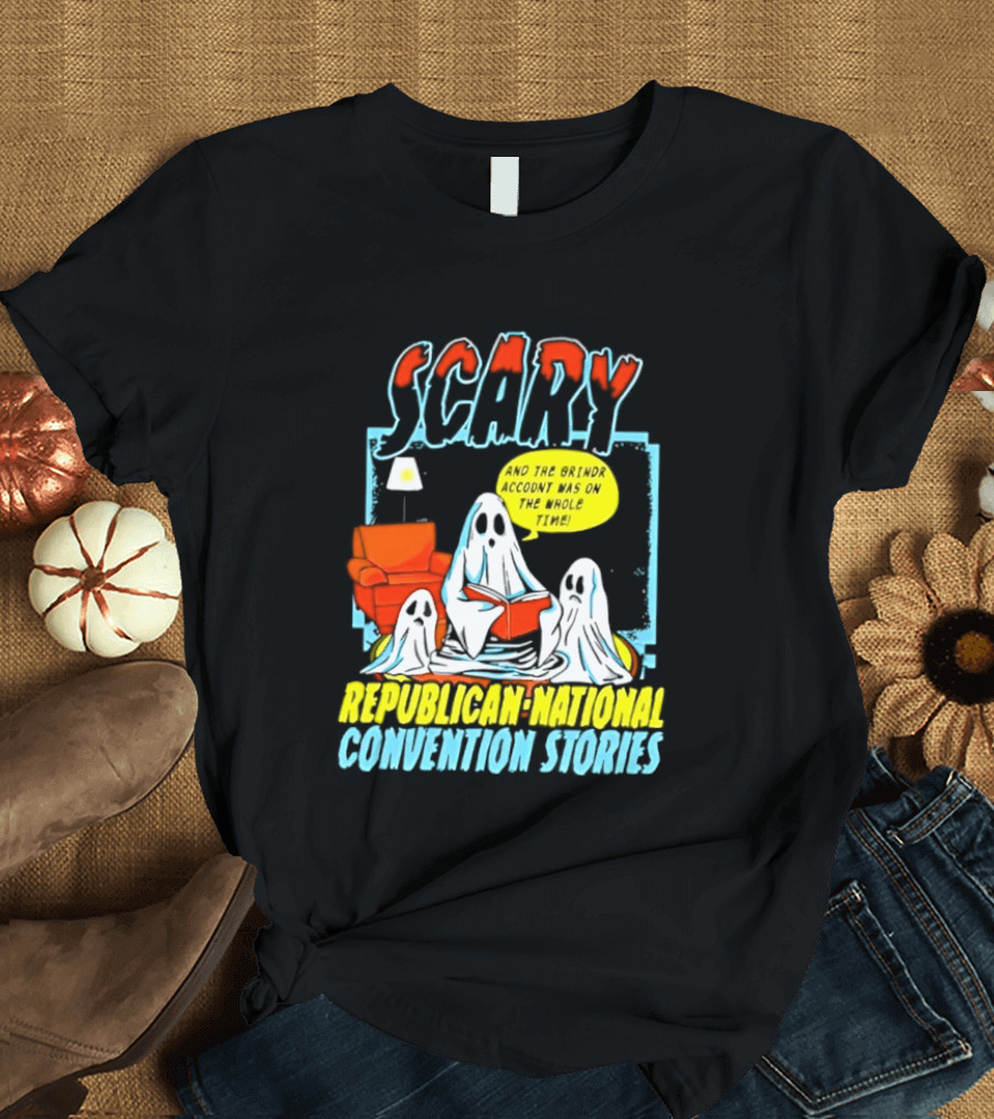 Scary Republican National Convention Stories Ghosts Reading Tales T-Shirt