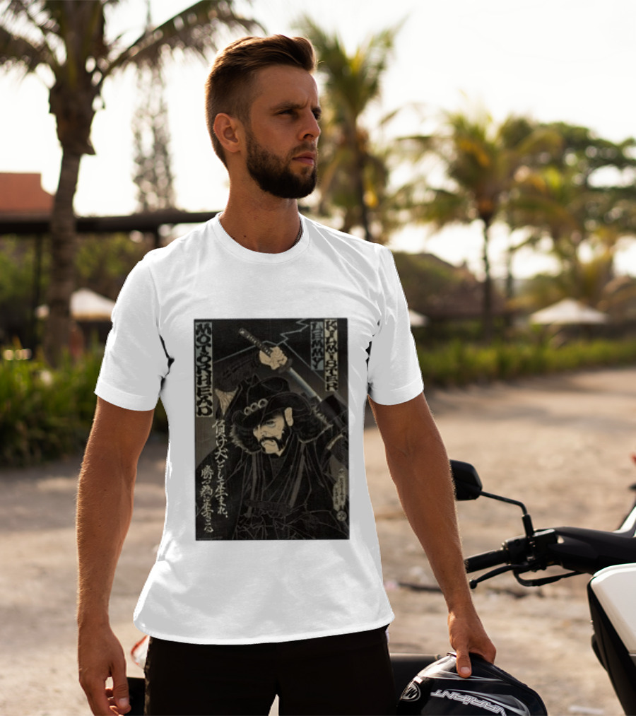 Motorhead Lemmy Kilmister Samurai Japanese T-Shirt