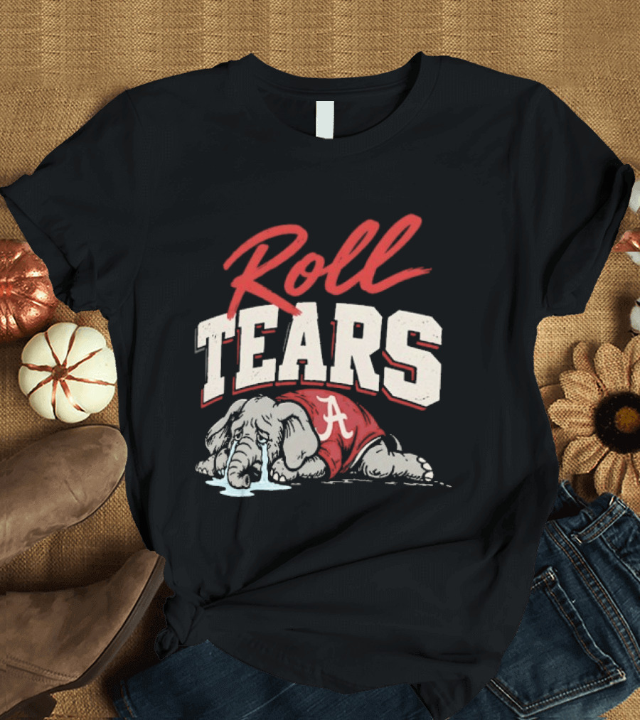 Alabama Crimson Tide Roll Tears Elephant T-Shirt