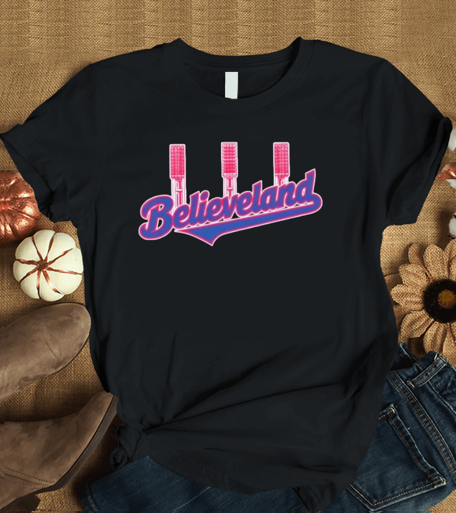 Believeland Cleveland Stadium Lights T-Shirt