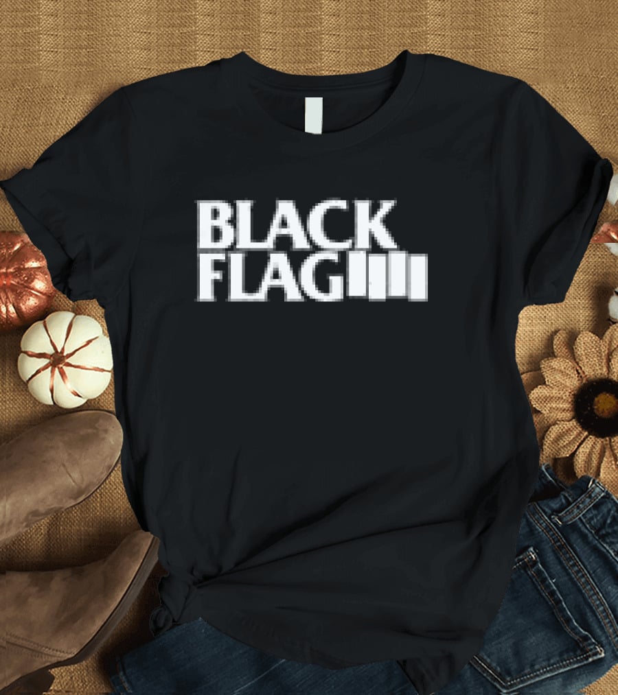Beyond Human Store Black Flag Scissors T-Shirt
