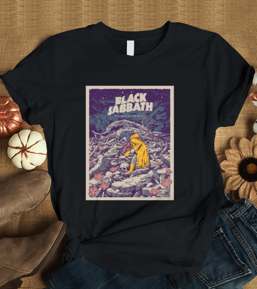 Black Sabbath Children Of The Grave October 15 2026 Event Art Nightmare Scene T-Shirt