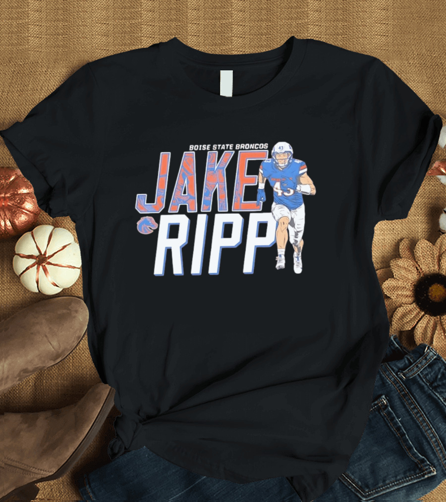 Boise State Broncos Jake Ripp Football 43 T-Shirt
