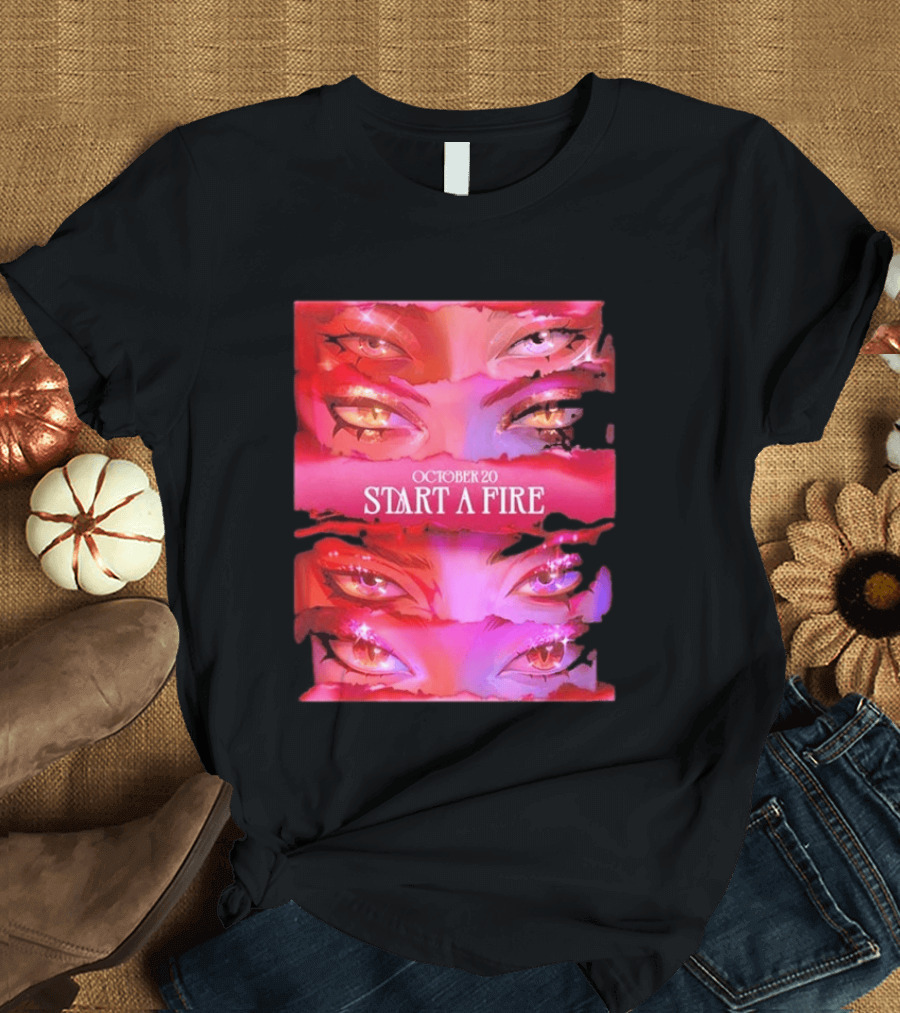KDA League Of Legends Start A Fire October 20 2026 T-Shirt
