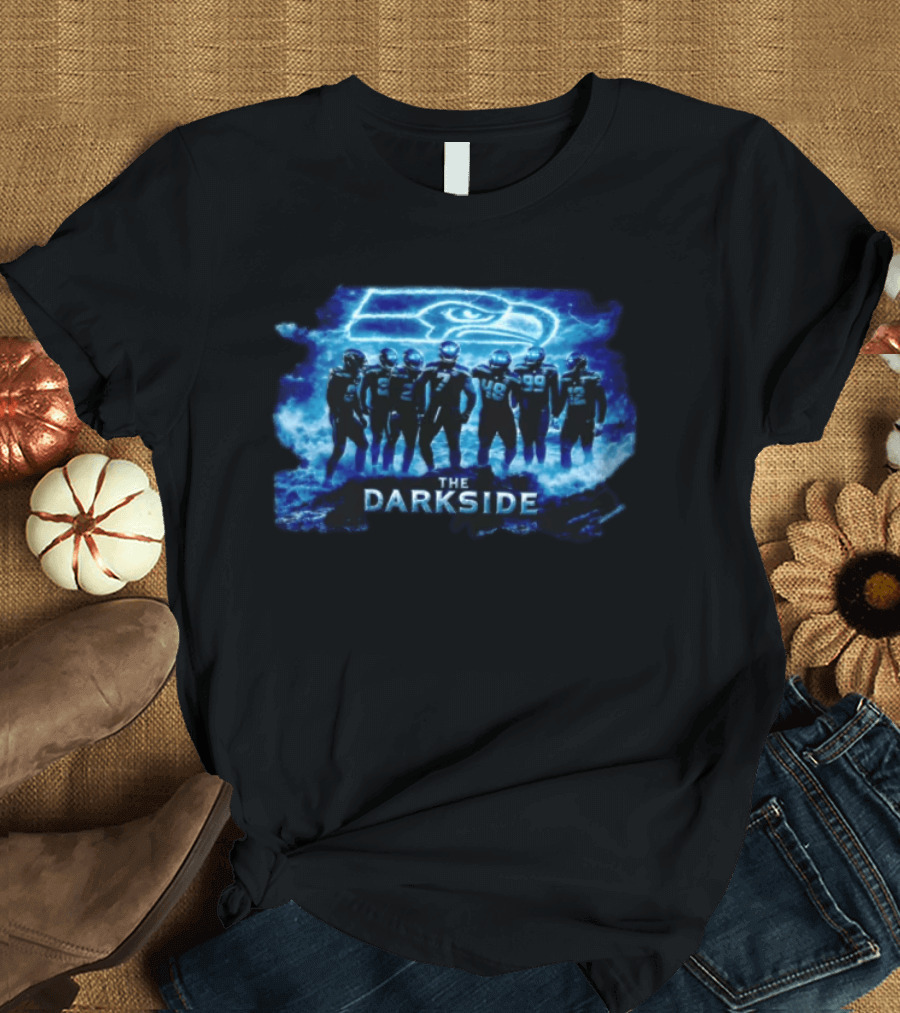 Seattle Seahawks The Darkside NCAA Football Team Fantasy T-Shirt